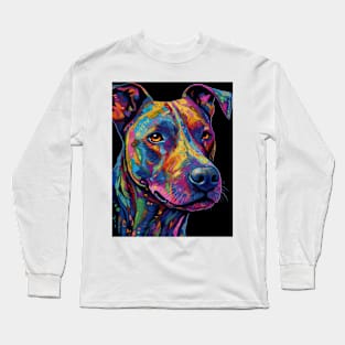 Close-up of a dog's head. Long Sleeve T-Shirt